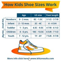 2 Year Old Shoe Size Chart Uk