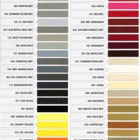 3m Pinstripe Tape Color Chart