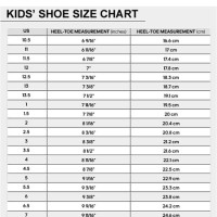 Adidas Shoe Size Chart Toddler