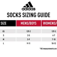 Adidas Sock Size Chart Women S