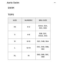 Aerie Swimwear Size Chart