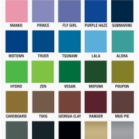 Aerosol Paint Colour Chart