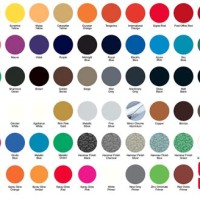 Aerosol Spray Paint Colour Chart