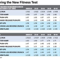 Air Force Fitness Chart 40 49 Walk Test