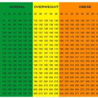 Air Force Weight Chart