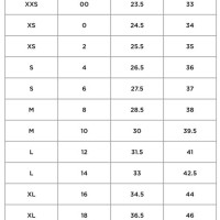 American Eagle Top Size Chart