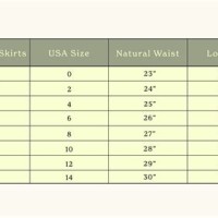 American Jeans Size Chart