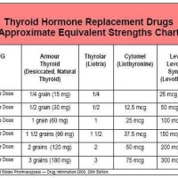 Armour Thyroid To Levothyroxine Conversion Chart