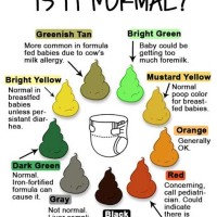 Baby Poo Colour Chart