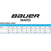Bauer Hockey Skate Blade Size Chart