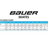 Bauer Hockey Skates Sizing Chart