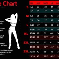 Beautees Clothing Size Chart