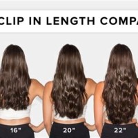 Bellami Hair Extensions Length Chart