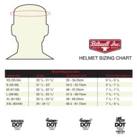 Biltwell Helmet Size Chart