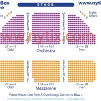 Box Theater Seating Chart