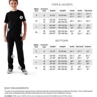Boys Clothes 8 20 Size Chart