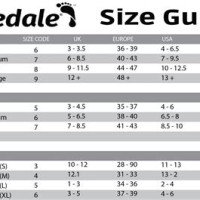 Bridgedale Merino Ski Socks Size Chart