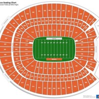 Broncos Seating Chart With Rows