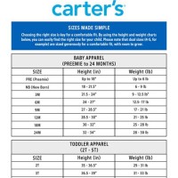 Carters Baby Boy Size Chart