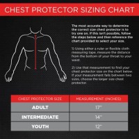 Catchers Chest Protector Size Chart