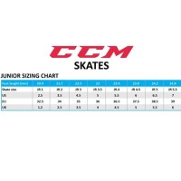 Ccm Youth Hockey Skate Size Chart
