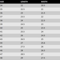 Chanel Shoe Size Chart In Cm