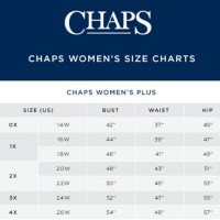 Chaps Women S Pants Size Chart