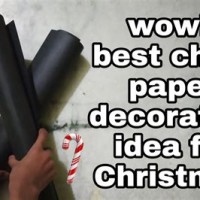 Chart Paper Decoration For Christmas