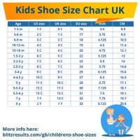 Childrens Shoe Size Chart Cm Uk