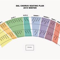 Choir Seating Chart Template