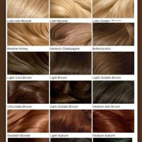 Clairol Permanent Hair Colour Chart