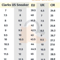Clarks Shoe Size Chart Us