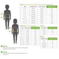 Clothing Size Chart Child