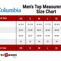 Columbia Big And Tall Size Chart