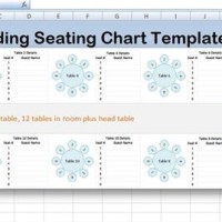 Create Wedding Seating Chart In Excel