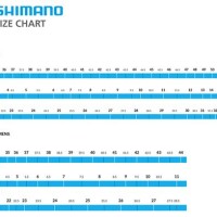 Cycling Shoe Size Chart Shimano