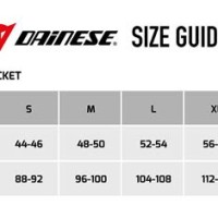 Dainese Smart Jacket Size Chart