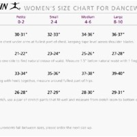 Danskin Intimates Bra Size Chart