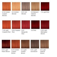 Dark Auburn Hair Color Chart