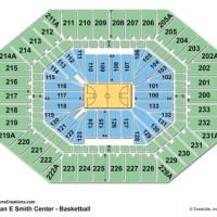 Dean Smith Center Seating Chart Rows