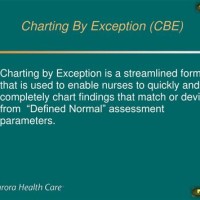 Definition Of Charting By Exception