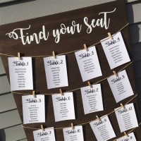 Easy Way To Do Seating Chart For Wedding