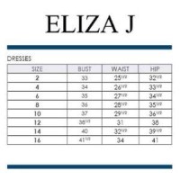 Eliza J Size Chart Dresses