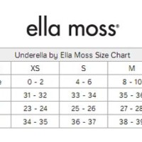 Ella Moss Size Chart