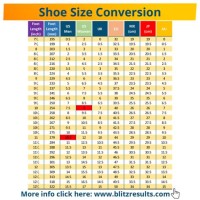 Euro Shoe Size Chart Conversion