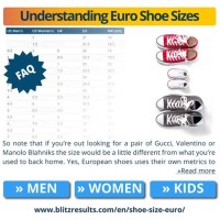 Euro Shoe Size Chart To Us