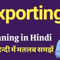 Export Chart Meaning In Hindi