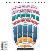 Fabulous Fox Theater Seating Chart Atlanta