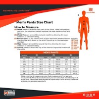 Fieldsheer Pants Size Chart