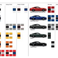 Ford Mustang My Color Chart